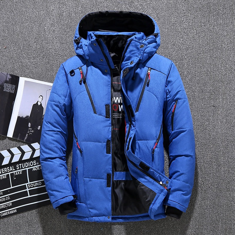 Herren Slim Fit Winterjacke mit praktischer Kapuze - 4 - Trendlinie