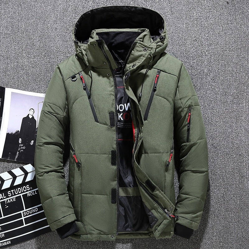 Herren Slim Fit Winterjacke mit praktischer Kapuze - 6 - Trendlinie