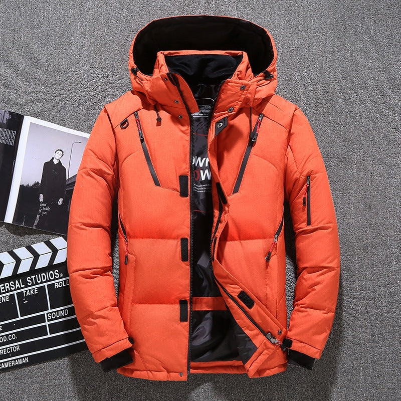 Herren Slim Fit Winterjacke mit praktischer Kapuze - 7 - Trendlinie