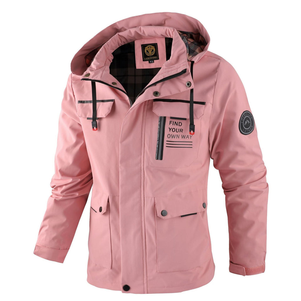 Herren Slim Fit Jacke mit vielseitigem Taschen-Layout - 4 - Trendlinie