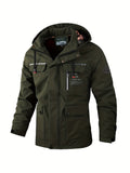 Herren Slim Fit Jacke mit vielseitigem Taschen-Layout - 7 - Trendlinie