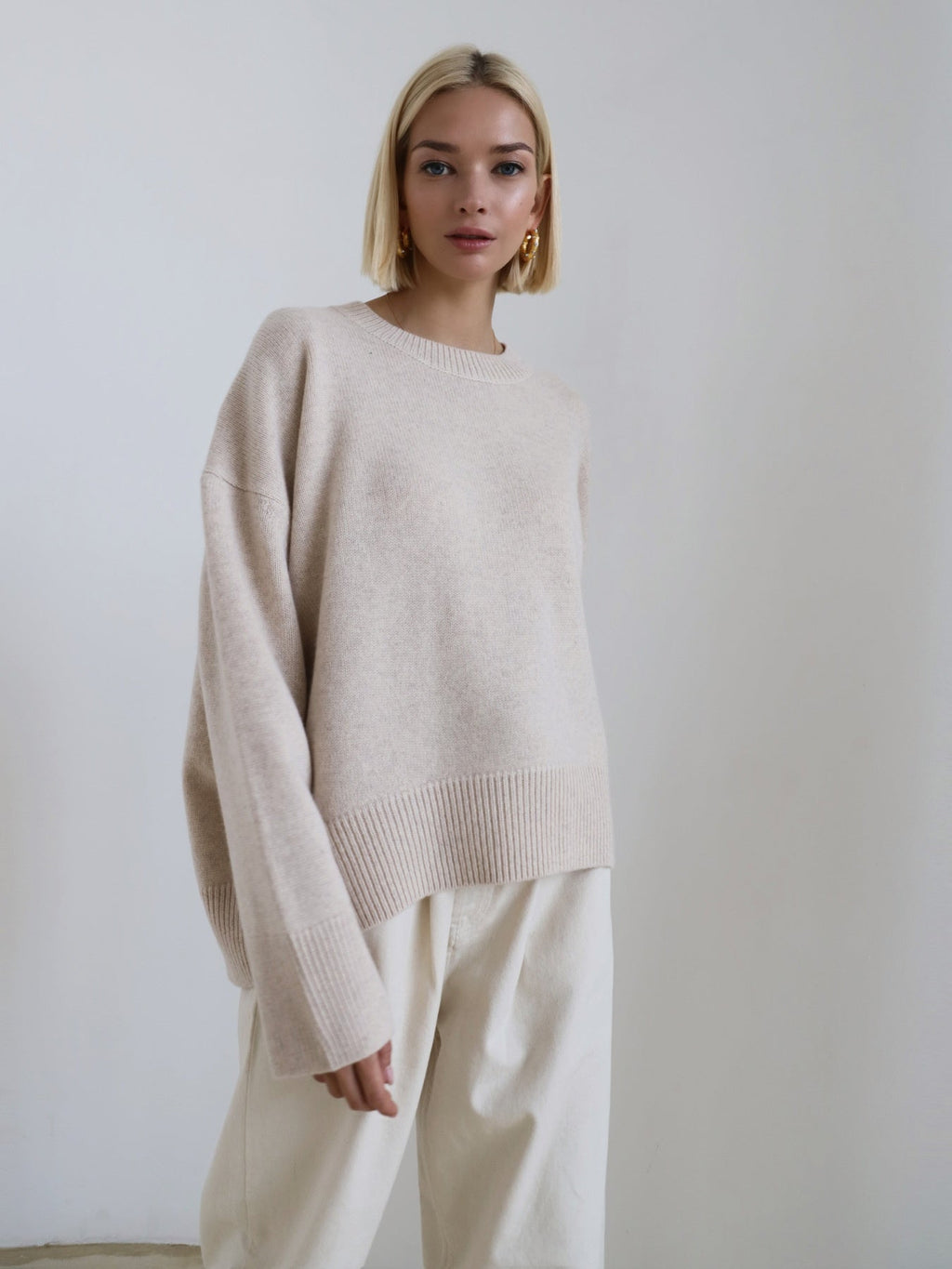 Damenpullover mit Stilvollem, Lockerem Schnitt und Einzigartigem Design - 3 - Trendlinie