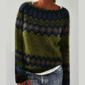 Modischer Damenpullover mit Auffälligen Designs für Gemütliche Tage - 5 - Trendlinie