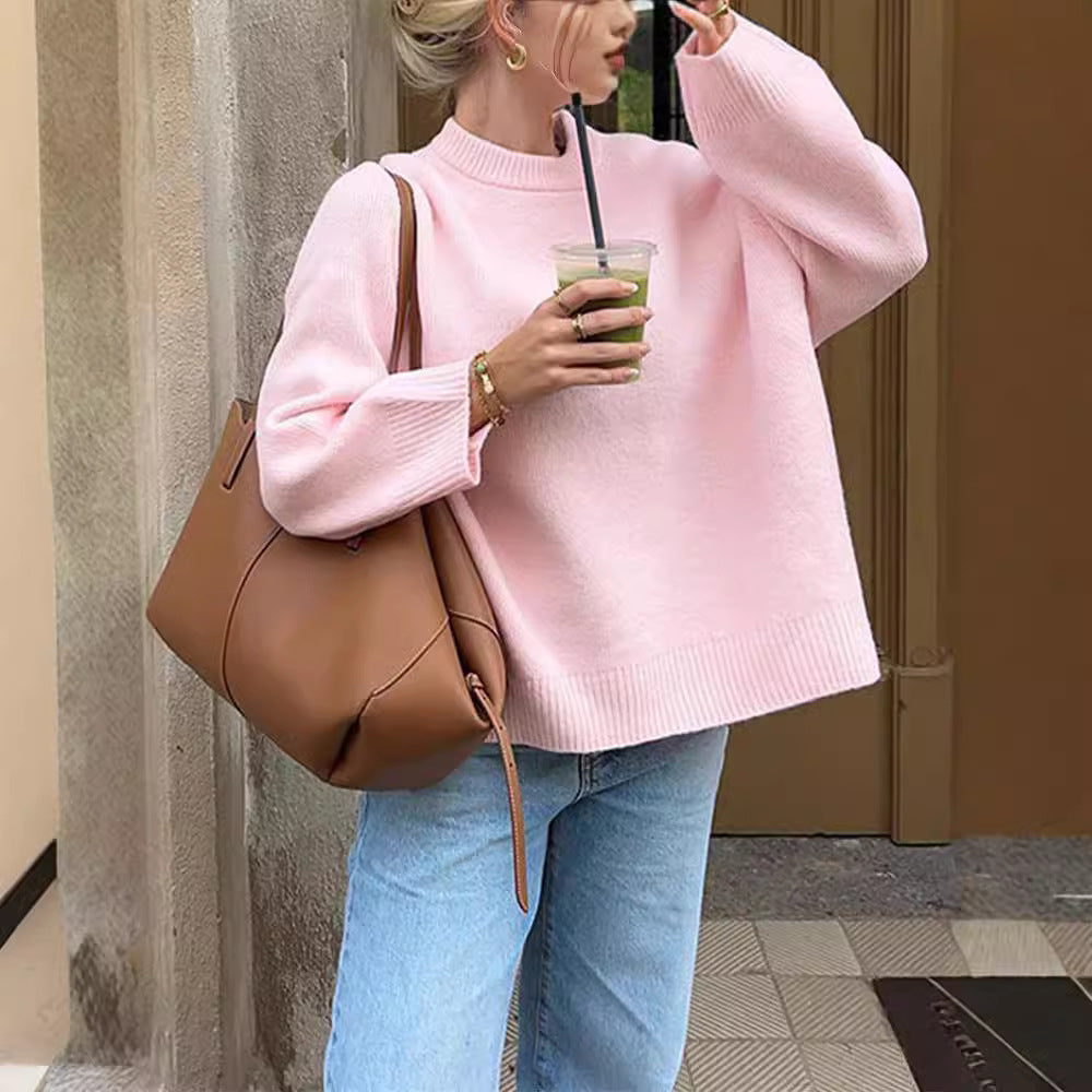 Damen Pullover mit langen Ärmeln im lässigen Regular Fit - 1 - Trendlinie