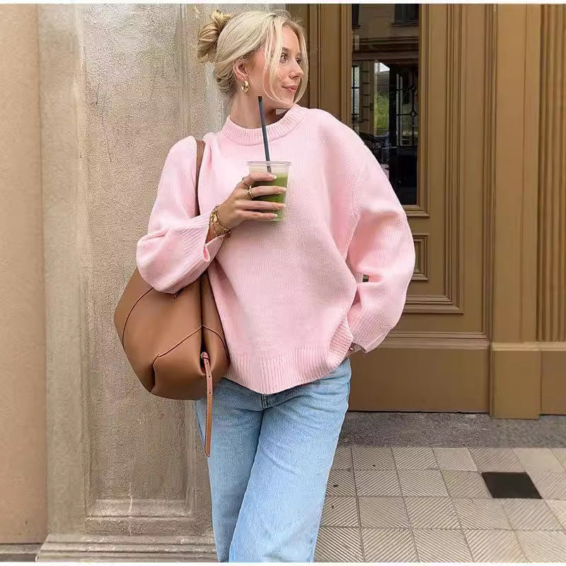 Damen Pullover mit langen Ärmeln im lässigen Regular Fit - 8 - Trendlinie