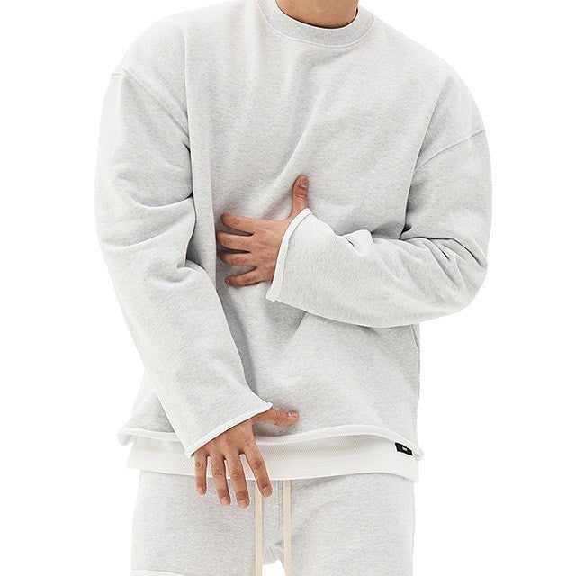 Bequemer Herrenpullover mit Rundhalsausschnitt für entspannte Tage - 4 - Trendlinie