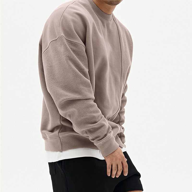 Bequemer Herrenpullover mit Rundhalsausschnitt für entspannte Tage - 7 - Trendlinie