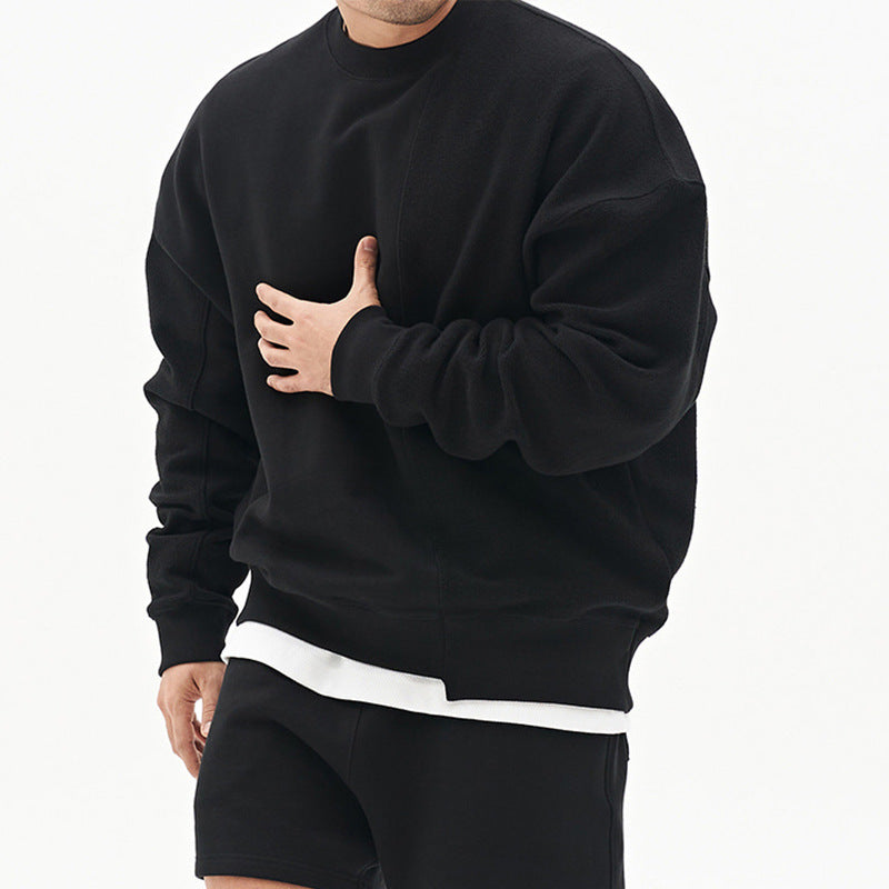 Bequemer Herrenpullover mit Rundhalsausschnitt für entspannte Tage - 8 - Trendlinie