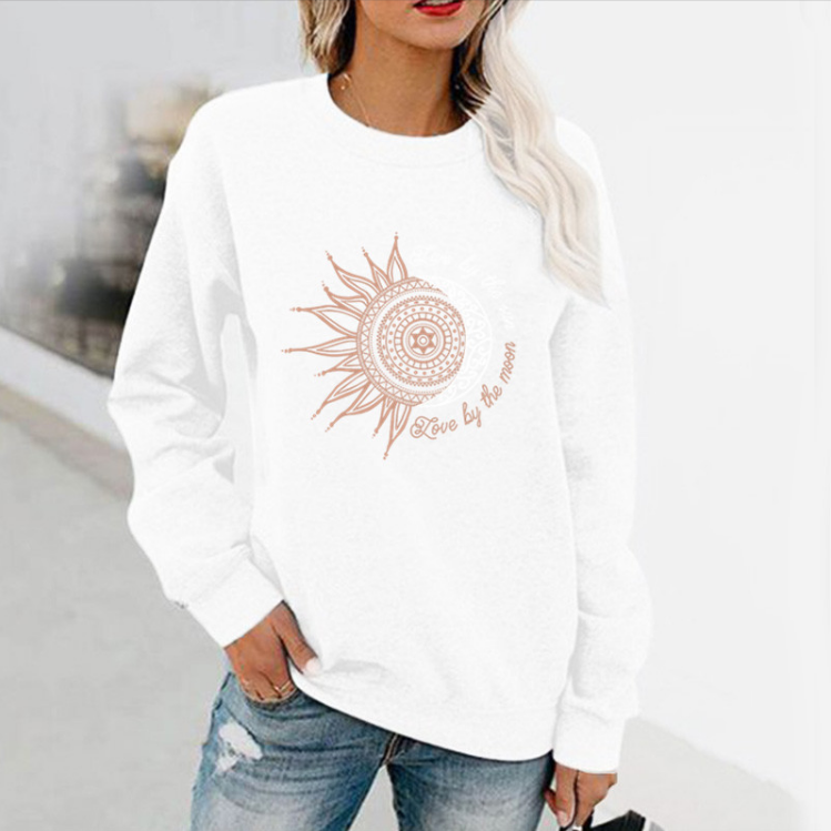 Damen Sweatshirt im lässigen Stil mit kreativem Grafikdesign - 2 - Trendlinie