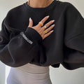 Damen Sweatshirt im Lässigen Oversized-Stil mit Rundhalsausschnitt - 3 - Trendlinie