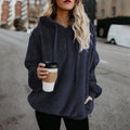 Bequemer Damen-Hoodie mit nützlicher Fronttasche - 1 - Trendlinie