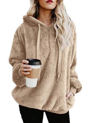 Bequemer Damen-Hoodie mit nützlicher Fronttasche - 5 - Trendlinie