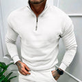 Herren Fleece-Pullover mit modernem Reißverschluss - 7 - Trendlinie