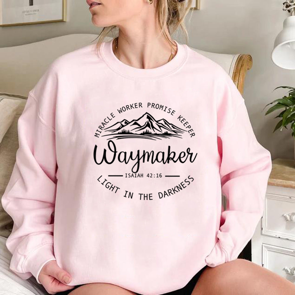 Damen Sweatshirt mit inspirierendem Grafikdesign im Relaxed Fit - 3 - Trendlinie