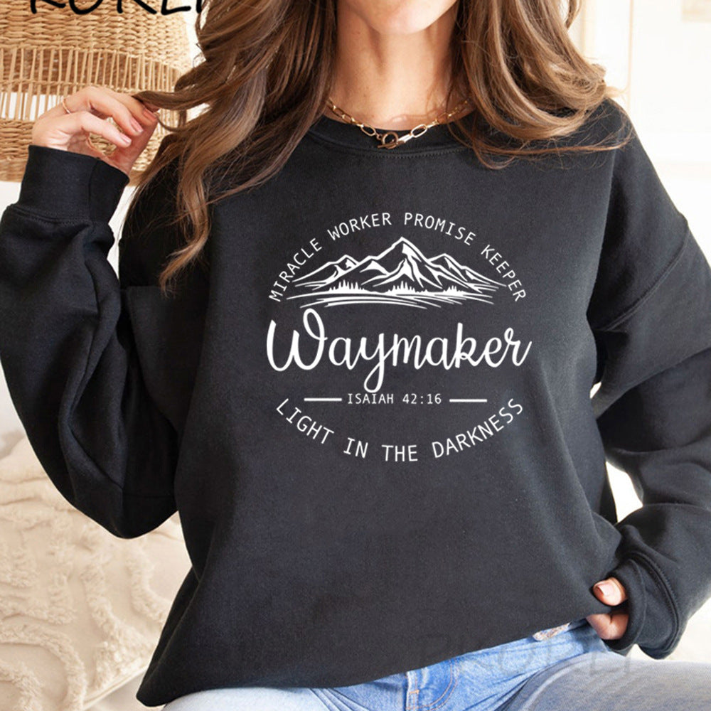 Damen Sweatshirt mit inspirierendem Grafikdesign im Relaxed Fit - 4 - Trendlinie