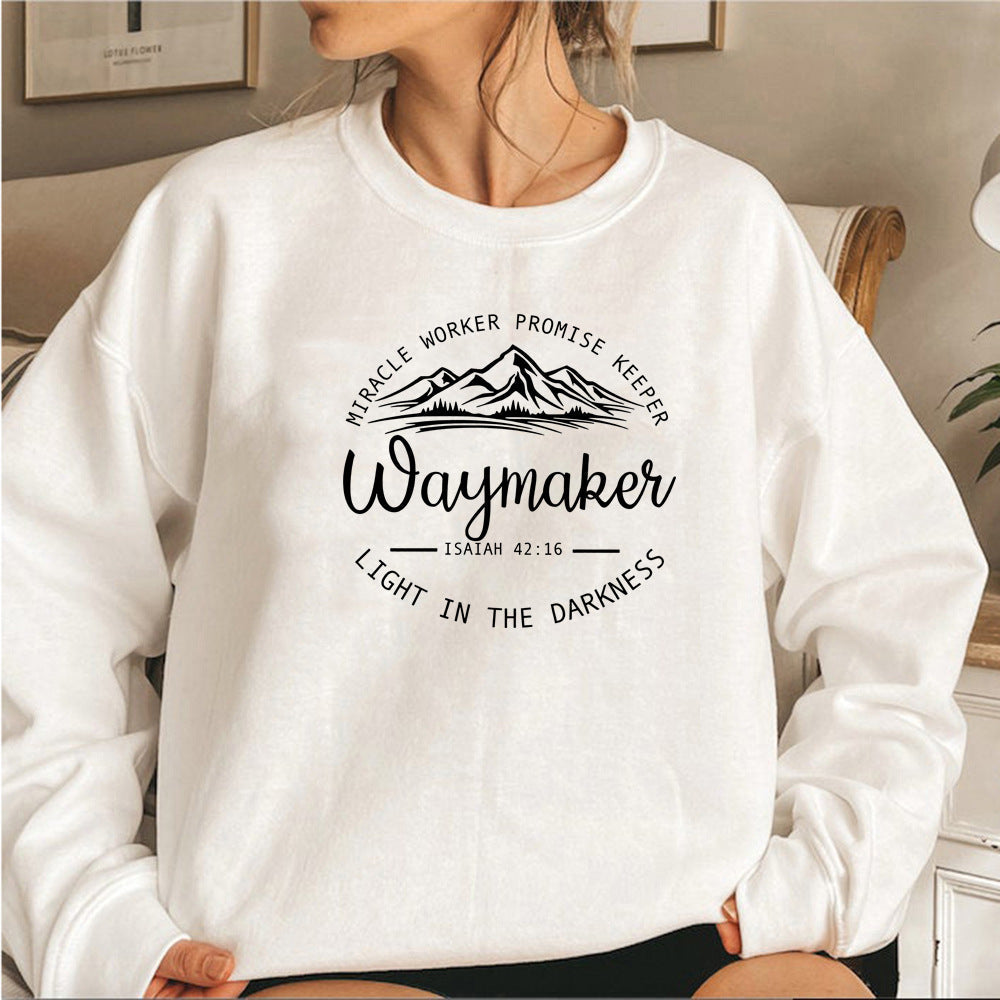 Damen Sweatshirt mit inspirierendem Grafikdesign im Relaxed Fit - 12 - Trendlinie