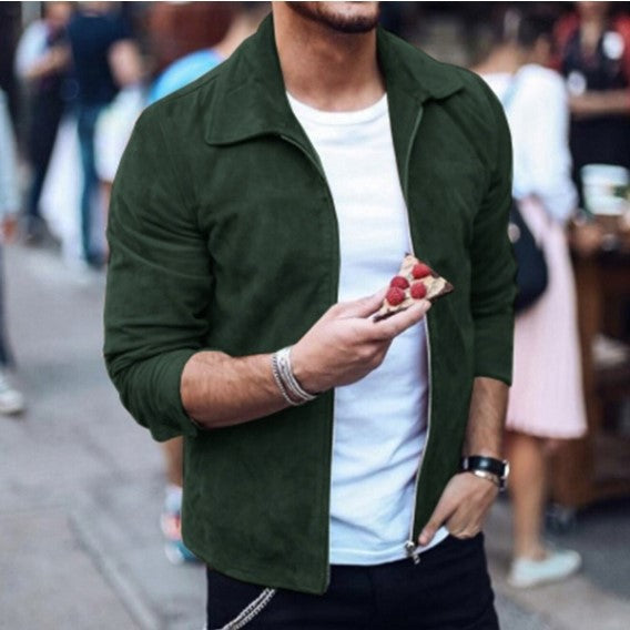 Herren Slim Fit Jacke mit modernem Reverskragen - 1 - Trendlinie