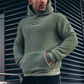 Kapuzenpullover für Herren mit praktischer Fronttasche und langen Ärmeln - 4 - Trendlinie