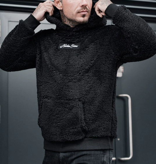 Kapuzenpullover für Herren mit praktischer Fronttasche und langen Ärmeln - 5 - Trendlinie