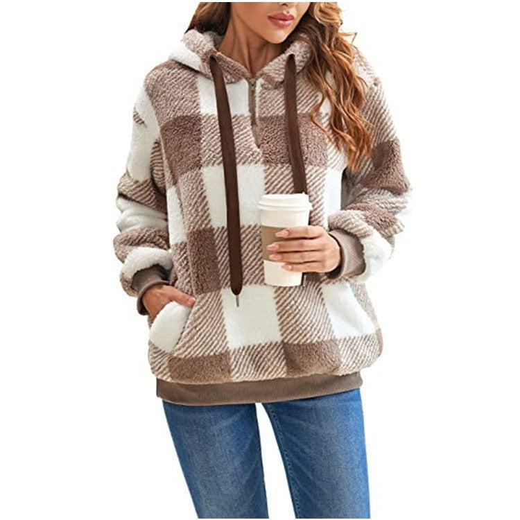 Damen Hoodie im lässigen Schnitt mit nützlichen Taschen - 3 - Trendlinie