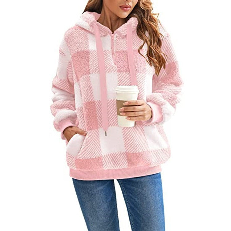 Damen Hoodie im lässigen Schnitt mit nützlichen Taschen - 4 - Trendlinie