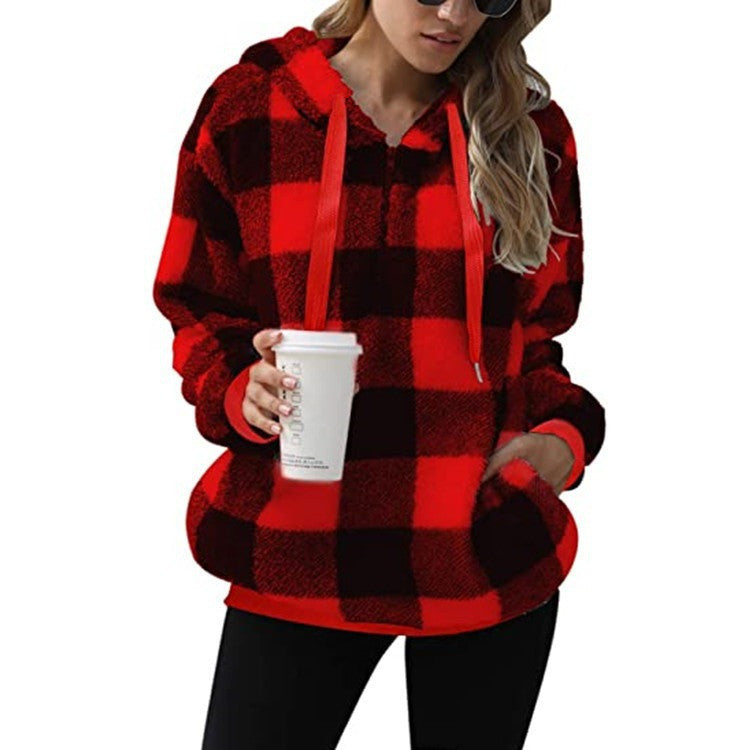 Damen Hoodie im lässigen Schnitt mit nützlichen Taschen - 6 - Trendlinie