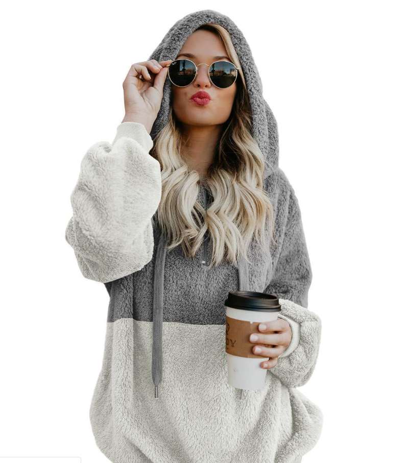 Damen-Hoodie mit lässigem Schnitt und stilvollen Reißverschlussakzenten - 2 - Trendlinie