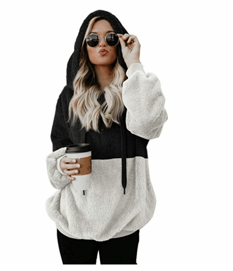 Damen-Hoodie mit lässigem Schnitt und stilvollen Reißverschlussakzenten - 3 - Trendlinie