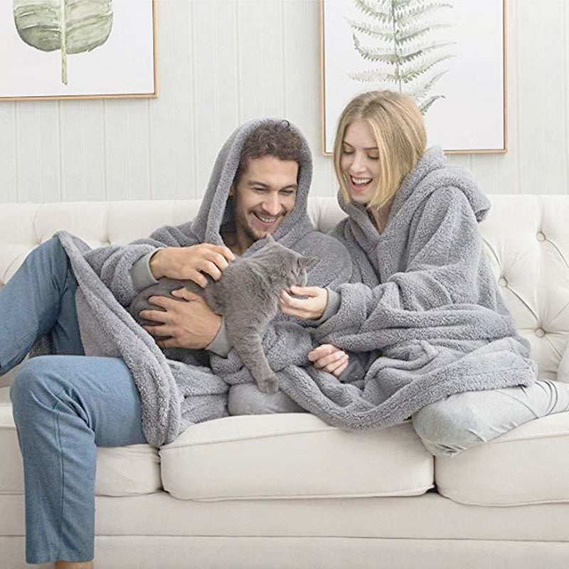 Damen Oversized Hoodie mit geräumiger Tasche für entspannte Tage - 5 - Trendlinie