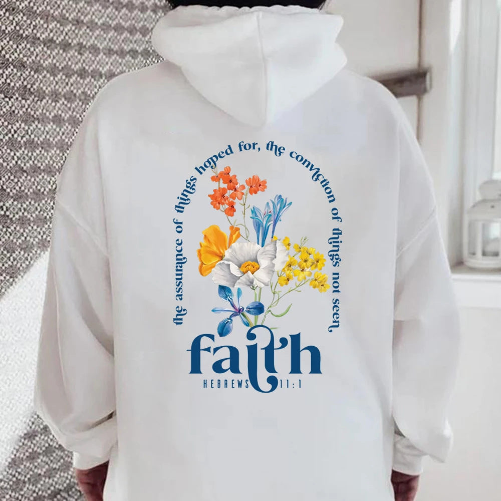 Damen Hoodie mit Floral-Design und Bequemer Passform - 7 - Trendlinie