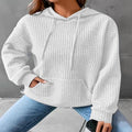 Damen Hoodie im lockeren Design mit praktischer Tasche - 3 - Trendlinie