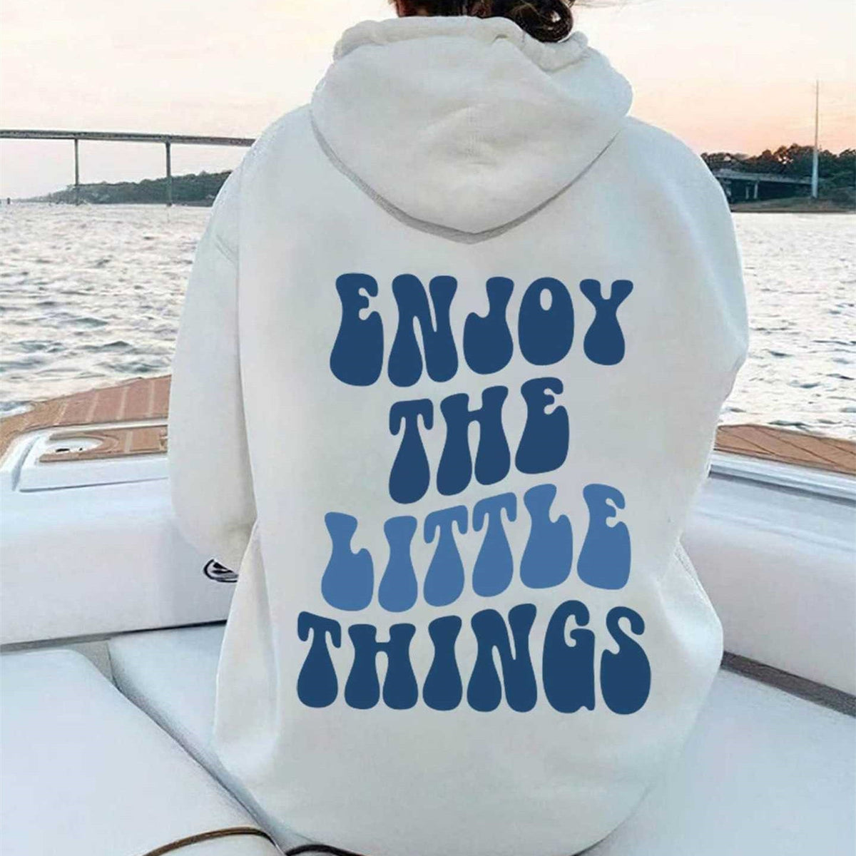 Oversized Damen Hoodie mit praktischer Fronttasche - 7 - Trendlinie