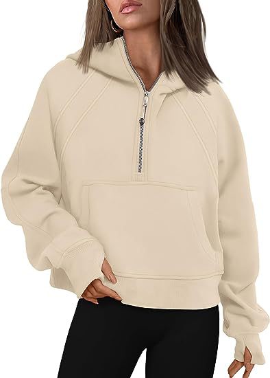 Damen Hoodie im Relaxed Fit mit Reißverschluss und praktischer Tasche - 3 - Trendlinie