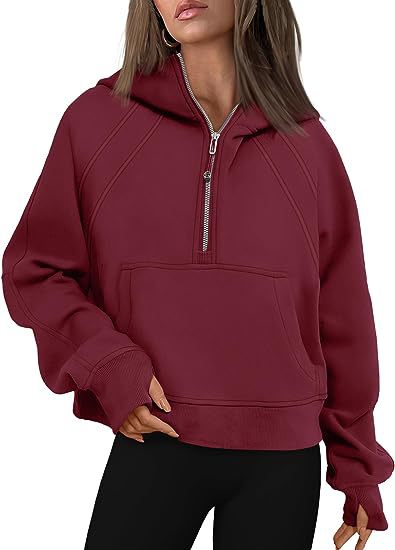 Damen Hoodie im Relaxed Fit mit Reißverschluss und praktischer Tasche - 4 - Trendlinie