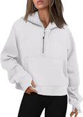 Damen Hoodie im Relaxed Fit mit Reißverschluss und praktischer Tasche - 6 - Trendlinie
