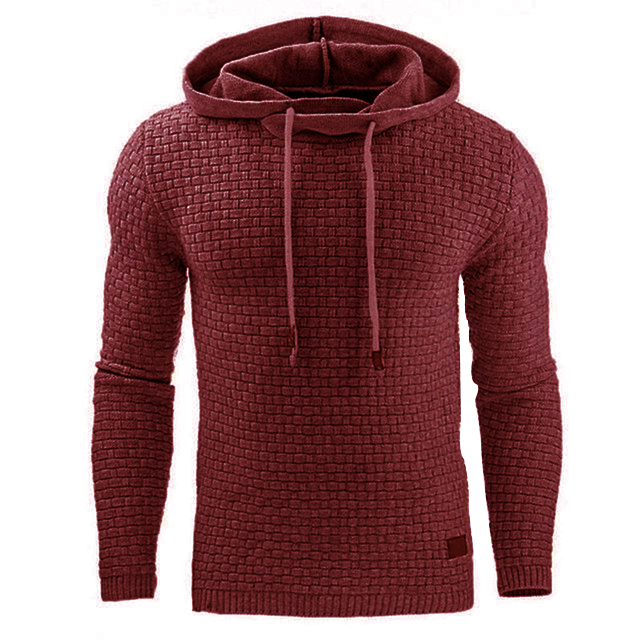 Eleganter Herren Hoodie mit Fitted-Schnitt und Strukturdesign - 3 - Trendlinie