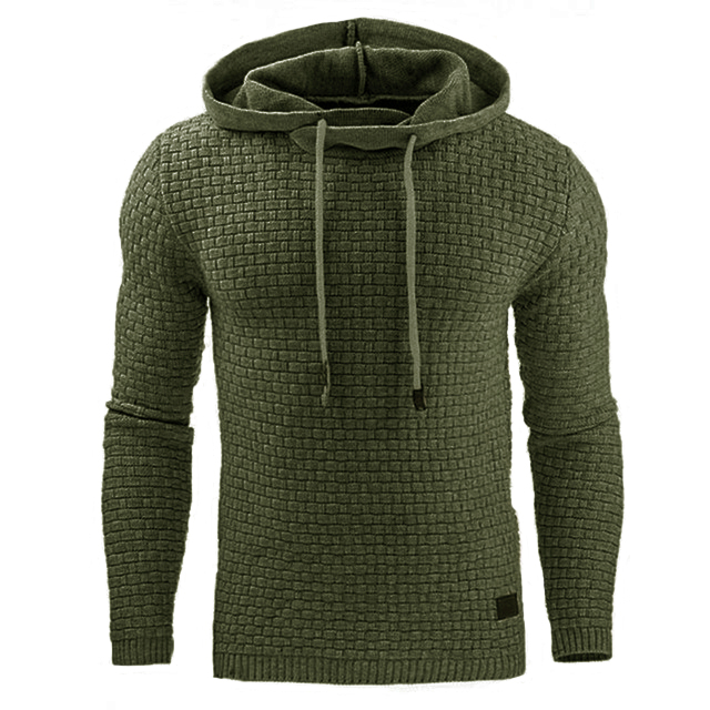 Eleganter Herren Hoodie mit Fitted-Schnitt und Strukturdesign - 5 - Trendlinie