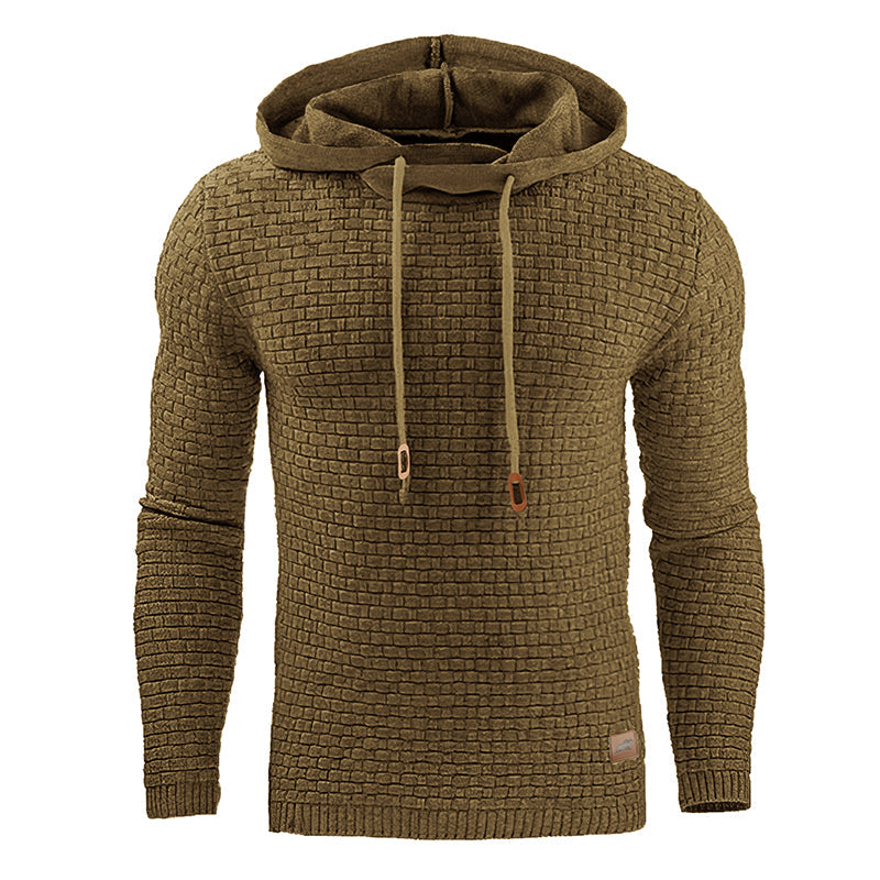 Eleganter Herren Hoodie mit Fitted-Schnitt und Strukturdesign - 7 - Trendlinie