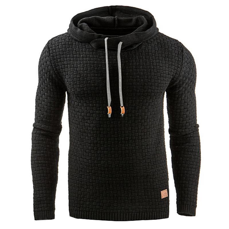 Eleganter Herren Hoodie mit Fitted-Schnitt und Strukturdesign - 11 - Trendlinie