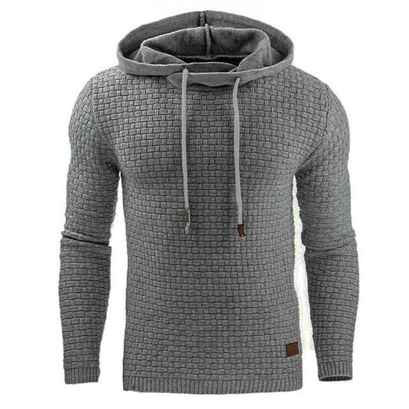 Eleganter Herren Hoodie mit Fitted-Schnitt und Strukturdesign - 22 - Trendlinie