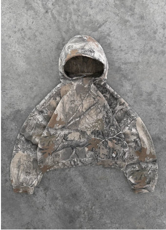 Damen-Hoodie im lässigen Schnitt mit auffälligem Print - 1 - Trendlinie