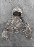 Damen-Hoodie im lässigen Schnitt mit auffälligem Print - 1 - Trendlinie
