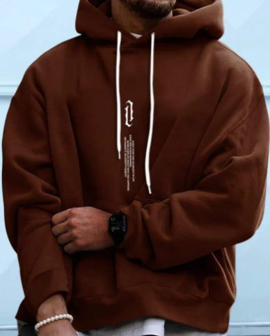 Bequemer Herren-Hoodie mit praktischer Fronttasche - 5 - Trendlinie
