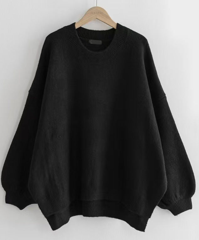 Damenpullover mit lässigem Schnitt und modischen Laternenärmeln - 6 - Trendlinie