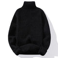 Herrenpullover Slim-Fit mit hohem Kragen für kalte Tage - 11 - Trendlinie