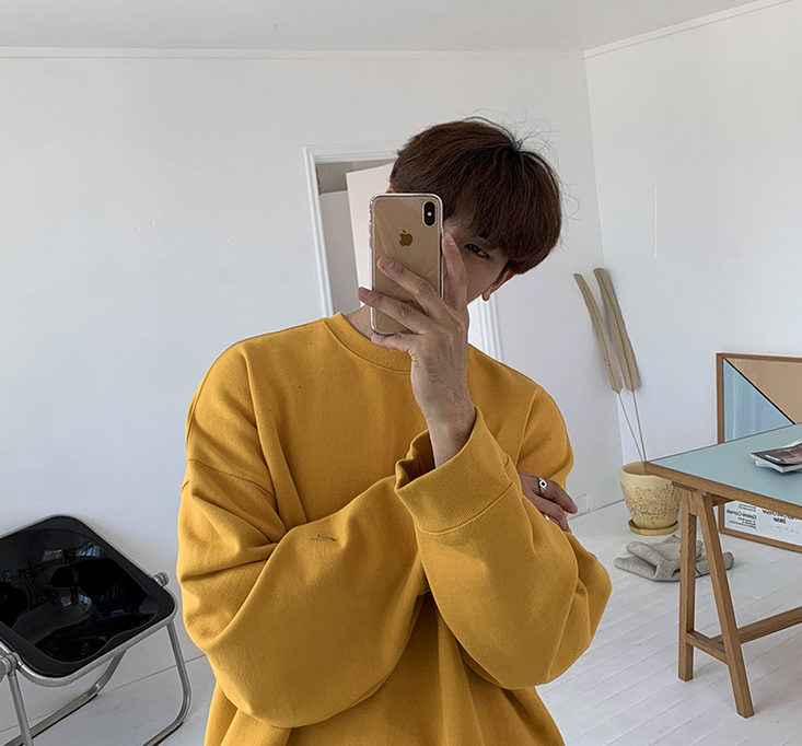 Lässiger Herrenpullover mit Rundhalsausschnitt für entspannten Stil - 1 - Trendlinie