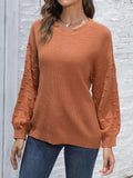 Damen Sweater mit strukturierten Ärmeln im lockeren Schnitt - 1 - Trendlinie