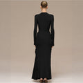 Schlichtes Bodycon-Kleid für Damen im asymmetrischen Design - 1 - Trendlinie