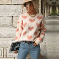 Damenpullover mit Herzdesign für lässige Freizeitlooks - 2 - Trendlinie