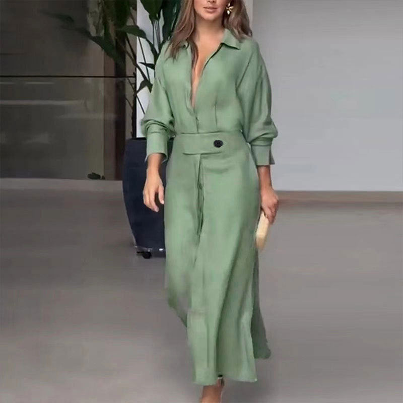 Schickes Damenmaxikleid mit figurbetonendem Schnitt - 1 - Trendlinie